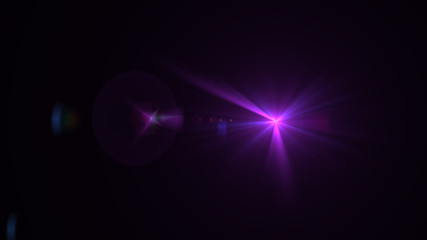 bright violet lensflare