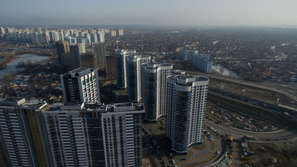 Fototapeta premium Beautiful bird's-eye photo