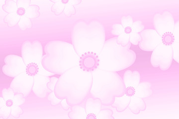 Cherry blossoms in full bloom Background material.  桜舞う背景素材