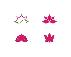  Lotus flowers logo Template