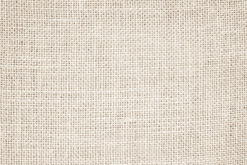 Vintage abstract Hessian or sackcloth fabric or hemp sack texture background. Wallpaper of artistic wale linen canvas.