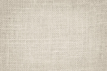 Fototapeta na wymiar Vintage abstract Hessian or sackcloth fabric or hemp sack texture background. Wallpaper of artistic wale linen canvas.