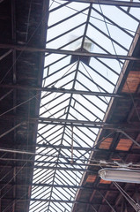 Obraz premium Wartungshalle für Dampflokomotiven