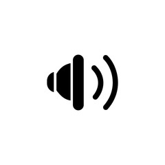 Speaker filled audio tool symbol