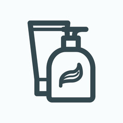 Hygiene and personal care products vector icon