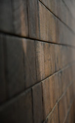 Fototapeta premium New brick wall abstract background close up