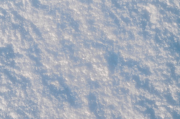 White Snow Cover Surface Background.