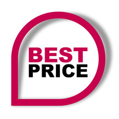 red vector banner best price
