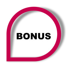 red vector banner bonus