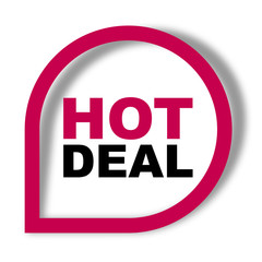 red vector banner hot deal