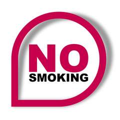 red vector banner no smoking