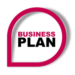 red vector banner business plan