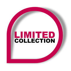 red vector banner limited colection