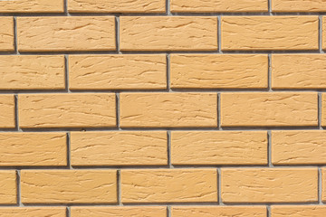 Background of yellow bricks