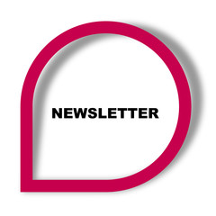 red vector banner newsletter