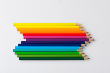 lápis colorido