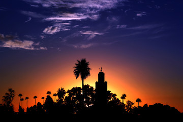 Sunset in Morocco