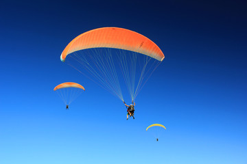 Paragliding in Biscay coast