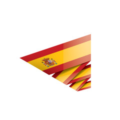spain flag, vector illustration on a white background