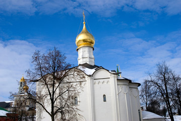 Trinity Sergius Lavra. Sergiyev Posad, Russia. Popular landmark. UNESCO World Heritage Site.