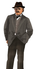 Obraz na płótnie Canvas man in suit