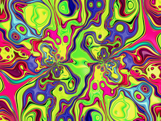 Beautiful abstract background for art projects, cards, business, posters. 3D illustration, computer-generated fractal