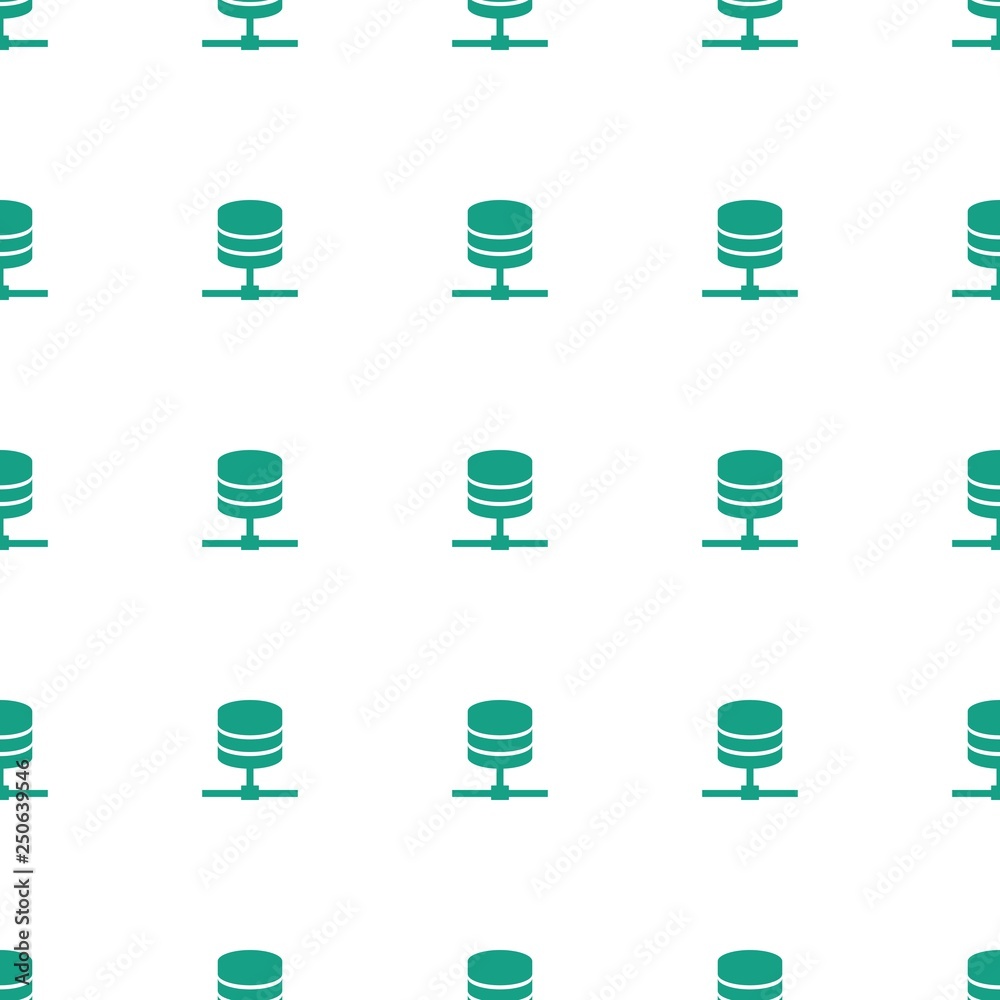 Poster server icon pattern seamless white background