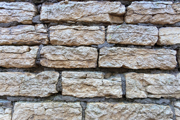 Antique masonry from local limestone