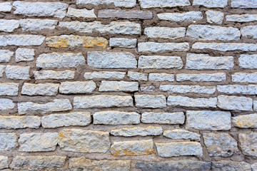 Antique limestone brickwork