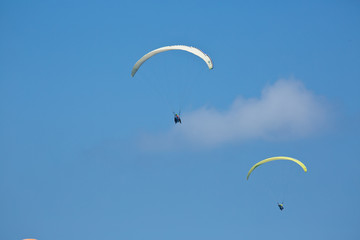 Paragliding over Bali