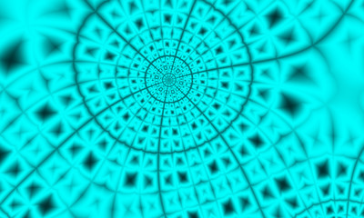 Beautiful optical illusion for art projects, cards, business, posters. 3D illustration, computer-generated fractal