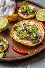 Mexikanische Barbacoa Tacos