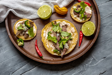 Tacos mit Chilli Rindfleisch