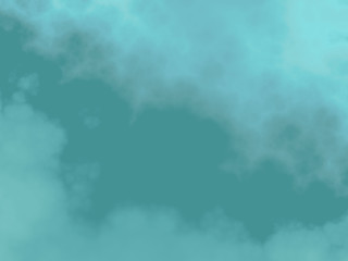 Abstract beautiful sky. 3D illustration, computer-generated fractal