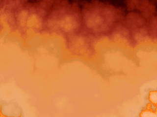 Abstract beautiful sky. 3D illustration, computer-generated fractal