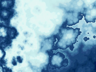 Abstract sky, background for art projects, business, banner, template, card. 3D illustration, computer-generated fractal