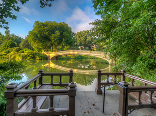 Bow bridge,Central Park, New York Cit