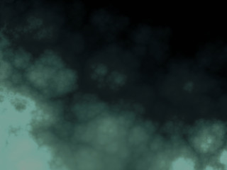 Abstract beautiful sky. 3D illustration, computer-generated fractal