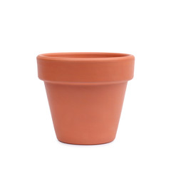 Ceramic pot for house plants. - obrazy, fototapety, plakaty