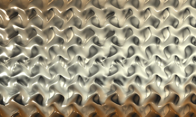 Fototapeta premium Optical illusion. 3D illustration, computer-generated fractal