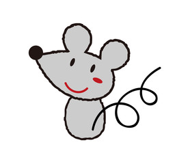 お洒落なネズミさん