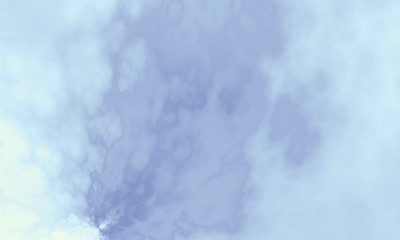 Abstract beautiful sky. 3D illustration, computer-generated fractal