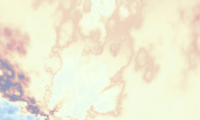 Abstract beautiful sky. 3D illustration, computer-generated fractal