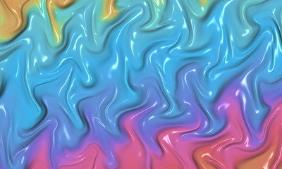 Beautiful abstract cover for art projects, cards, business, posters. 3D illustration, computer-generated fractal