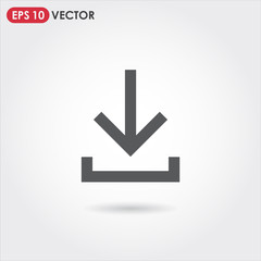 download upload arrow account ui web button. ui elements. download upload arrow vector icon for web, mobile and user interface design