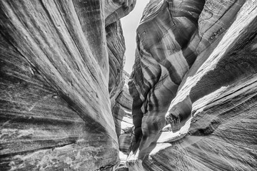 Antelope Canyon with plain sunlight, external part
