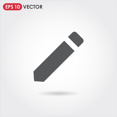 edit pencil account ui web button. ui elements. edit pencil vector icon for web, mobile and user interface design