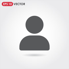 user account ui web button. ui elements. user vector icon for web, mobile and user interface design