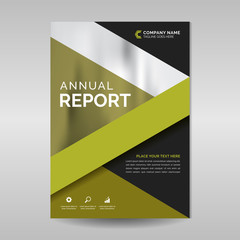 Fototapeta premium Modern annual report template