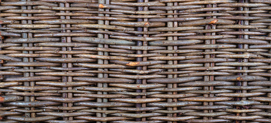 fragment of basket weaving